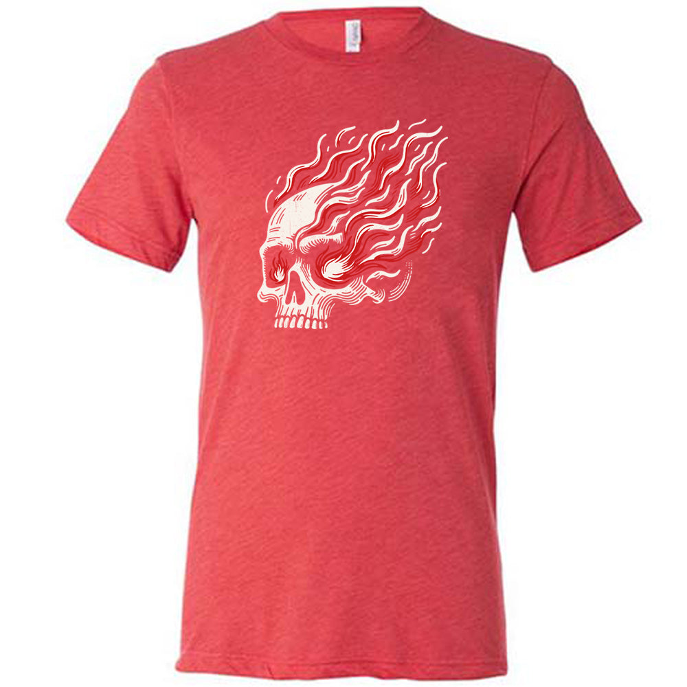 Skull With Burning Eyes Shirt Unisex