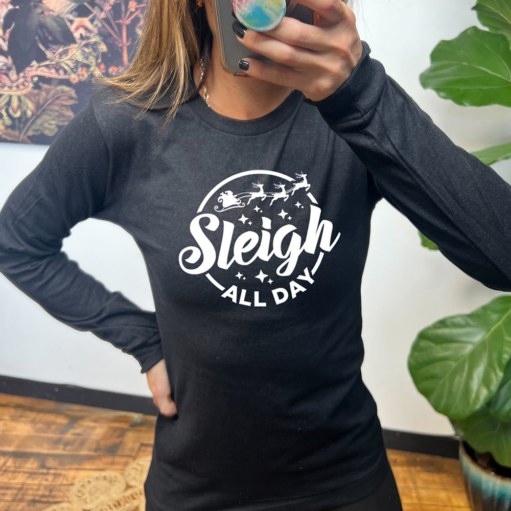 Long Sleeve Tee | Sleigh All Day