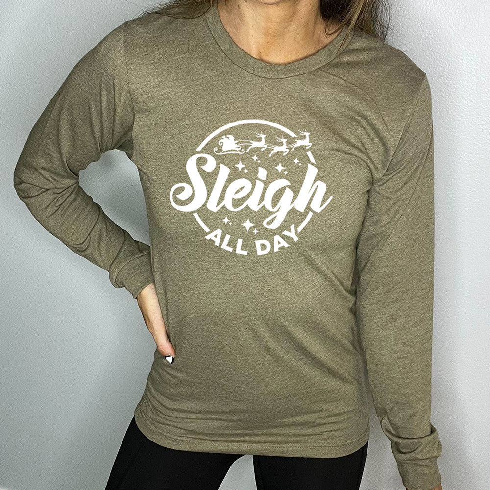 Long Sleeve Tee | Sleigh All Day