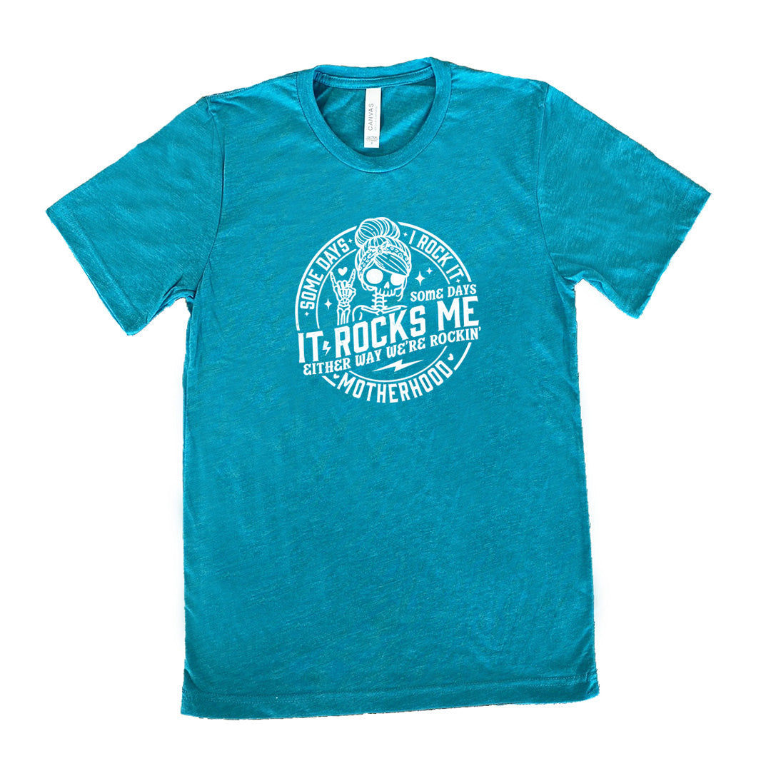Some Days I Rock It Some Days It Rocks Me Shirt Unisex