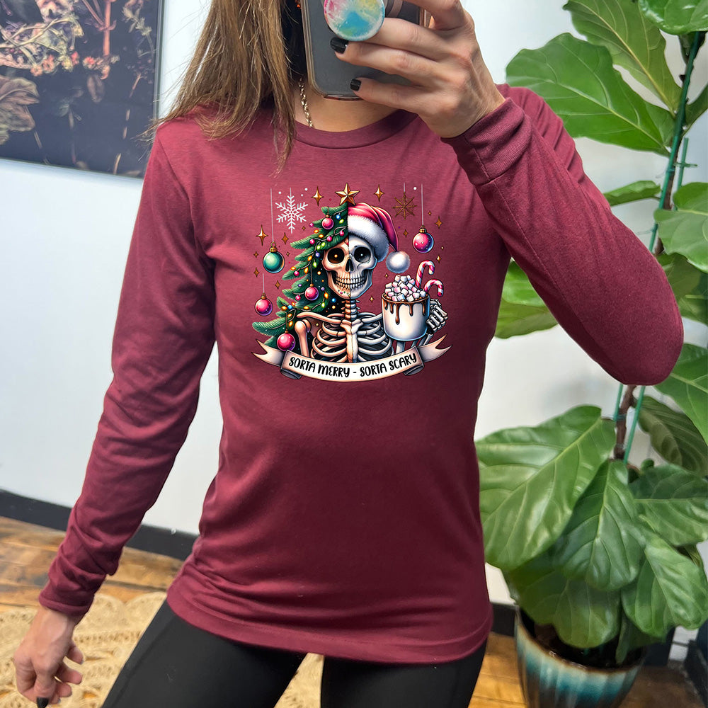 Long Sleeve Tee | Sorta Merry Sorta Scary
