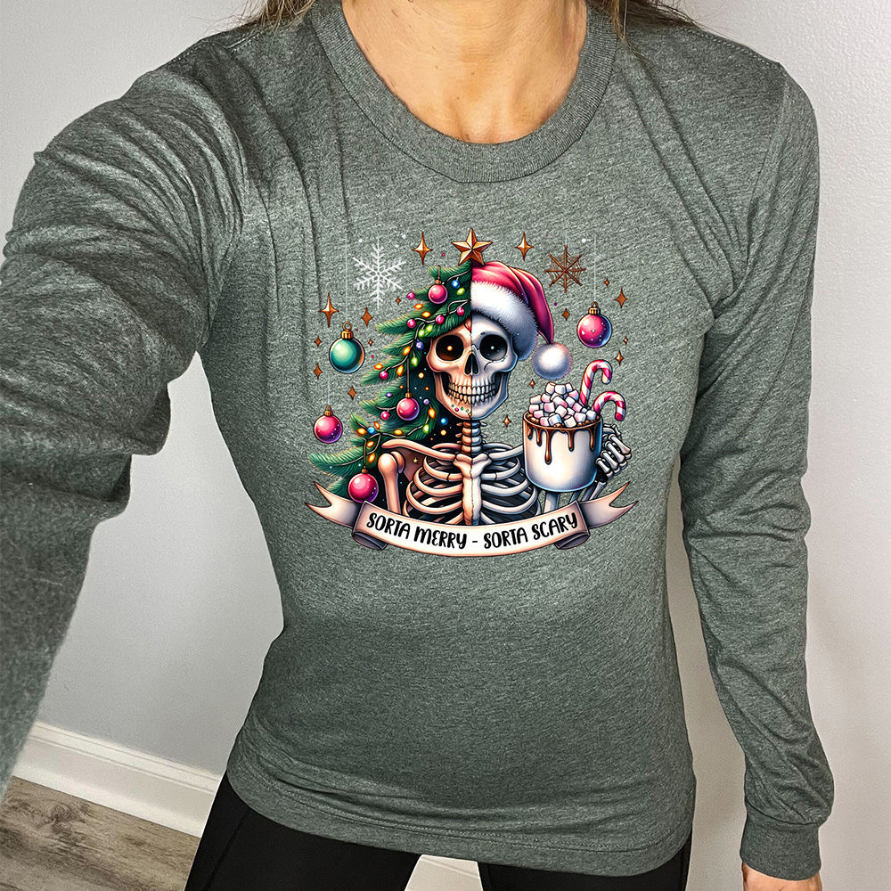 Long Sleeve Tee | Sorta Merry Sorta Scary