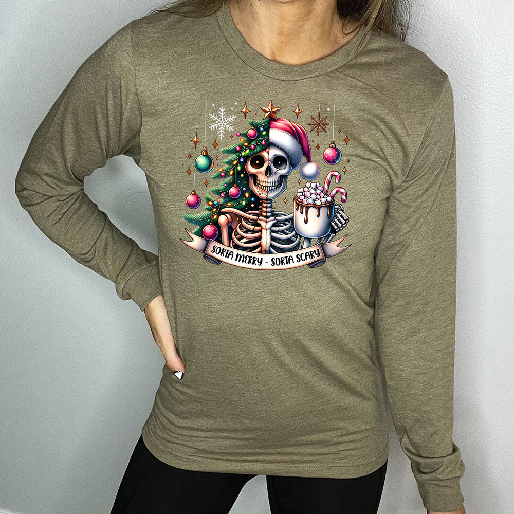 Long Sleeve Tee | Sorta Merry Sorta Scary