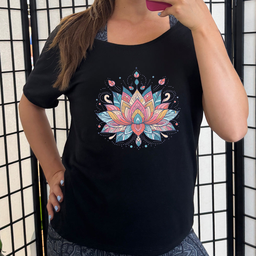 Stained Glass Lotus | Slouchy Tee