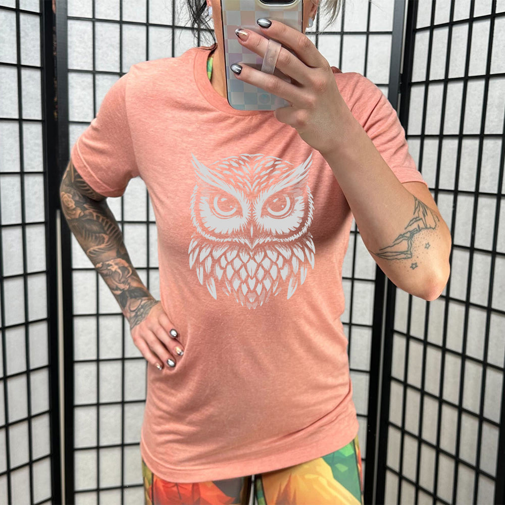 Stylized Owl Shirt Unisex