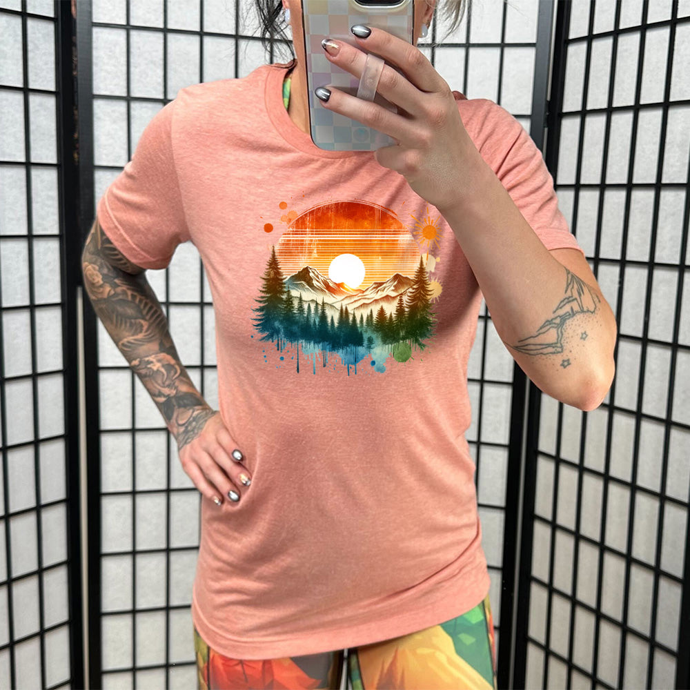 Sunset Landscape Shirt Unisex