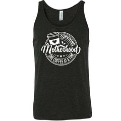 Surviving Motherhood One Coffee at a Time Shirt Unisex