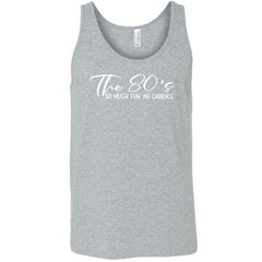 The 80's So Much Fun No Evidence Shirt Unisex