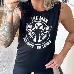 The Man The Moth The Legend Muscle Tank