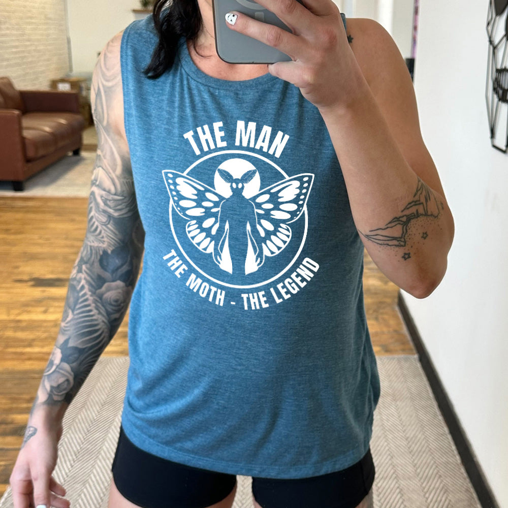 The Man The Moth The Legend Muscle Tank