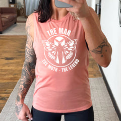 The Man The Moth The Legend Muscle Tank