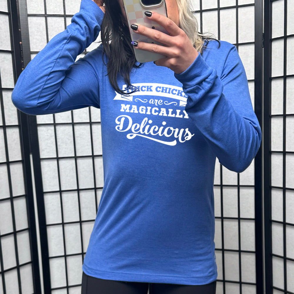 Long Sleeve Tee | Thick Chicks Are Magically Delicious