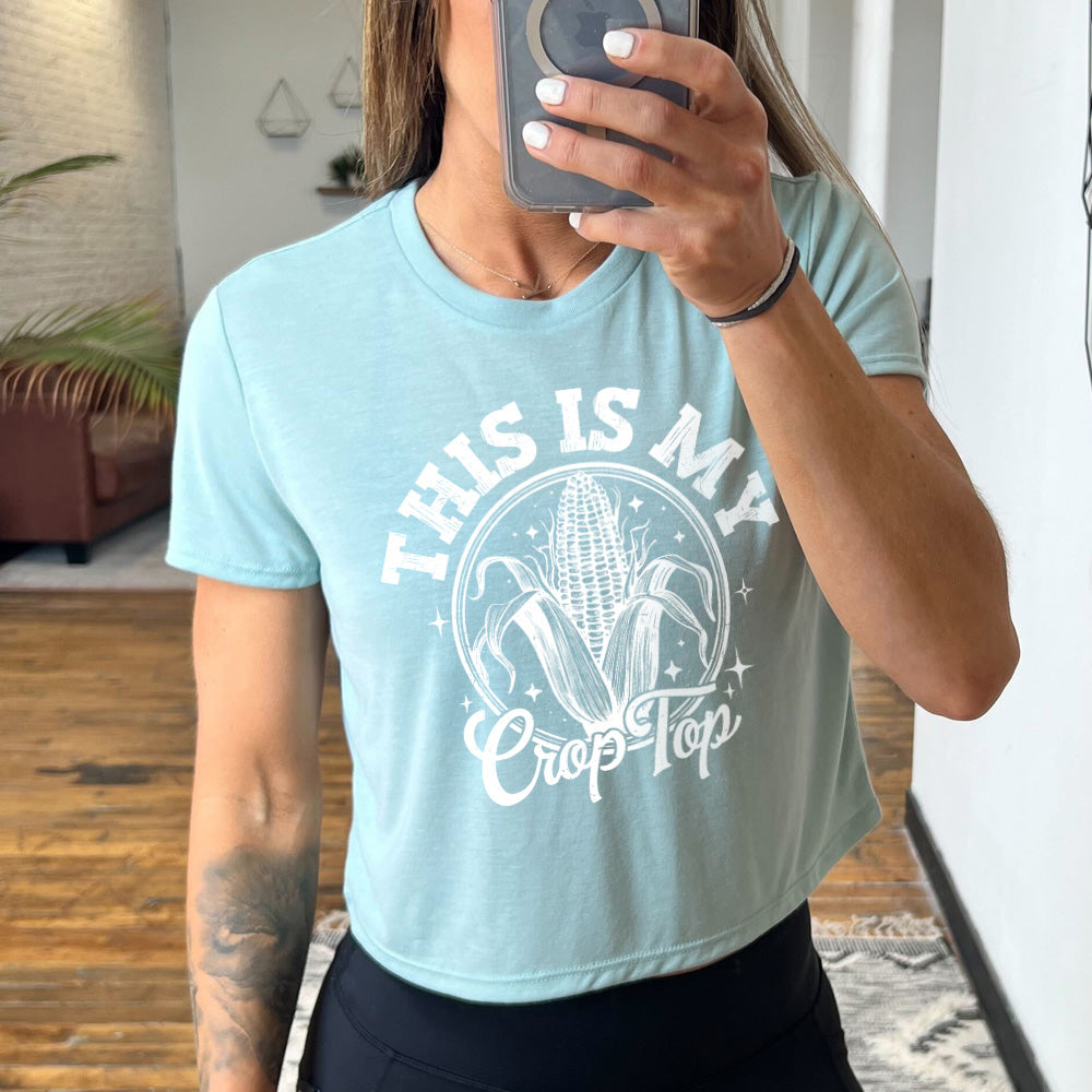 This Is My Crop Top Cropped Tee