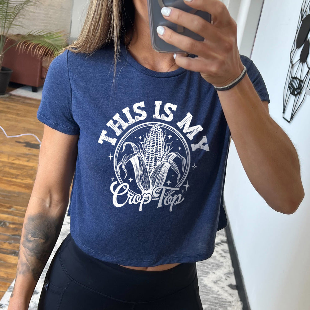 This Is My Crop Top Cropped Tee