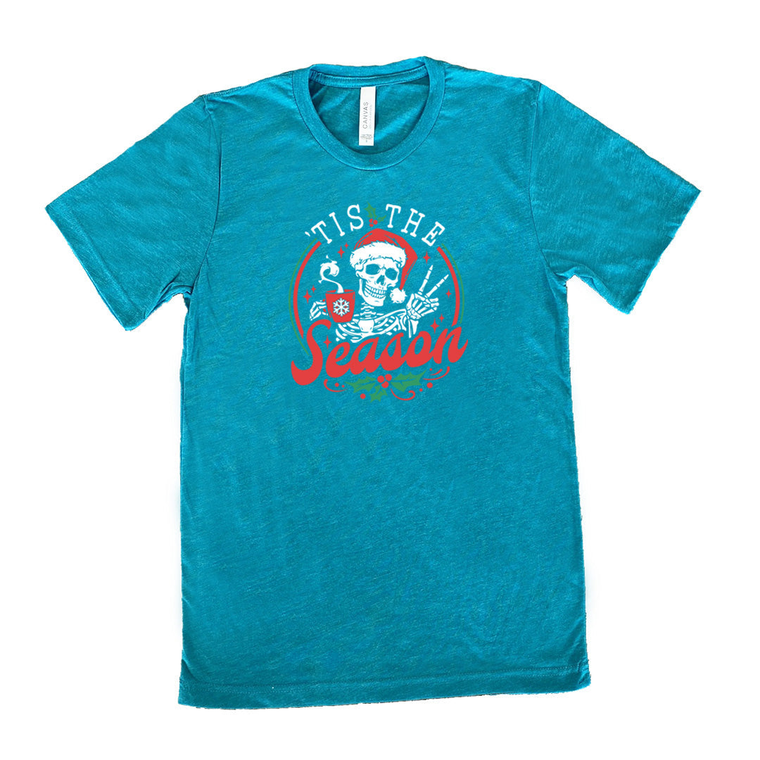 Tis The Season Skeleton Mug Shirt Unisex