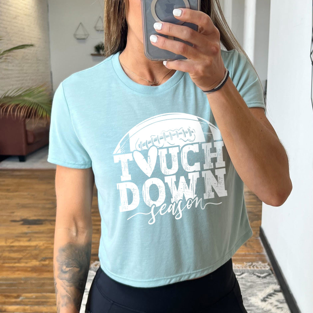 Touchdown Season Cropped Tee