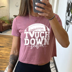 Touchdown Season Cropped Tee