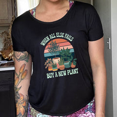 When All Else Fails Buy A New Plant | Slouchy Tee