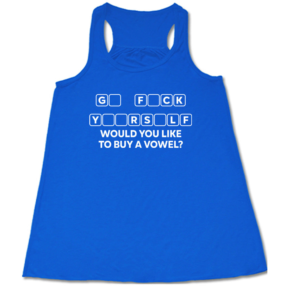 Would You Like to Buy a Vowel? Shirt