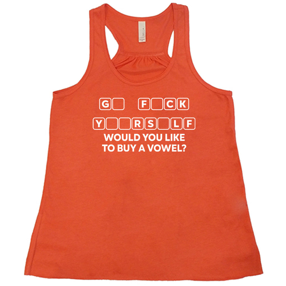 Would You Like to Buy a Vowel? Shirt