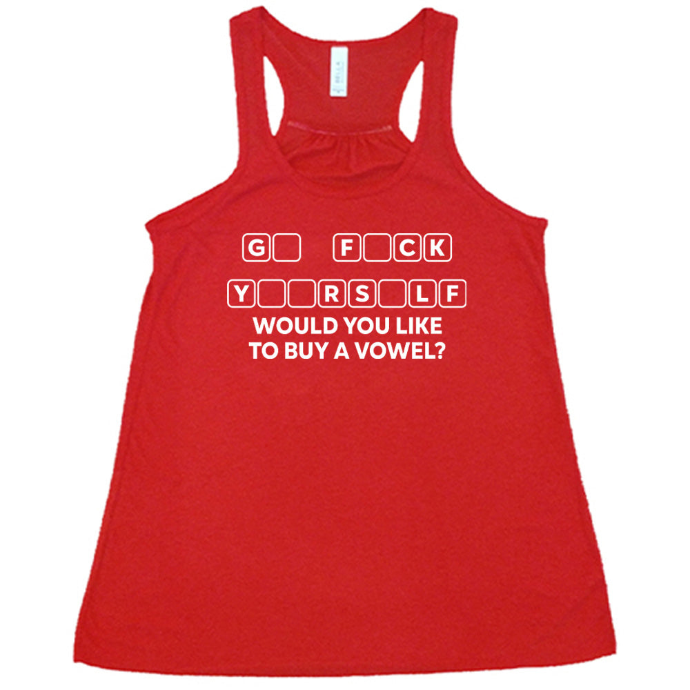Would You Like to Buy a Vowel? Shirt