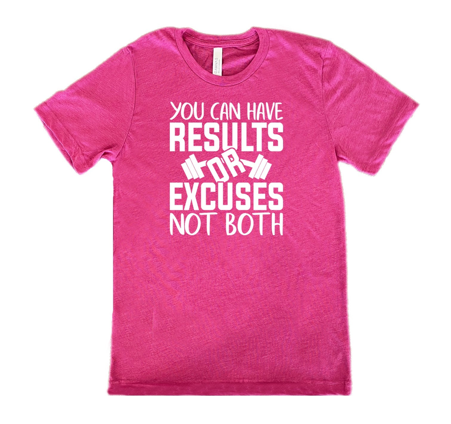 You Can Have Results or Excuses Not Both Shirt Unisex
