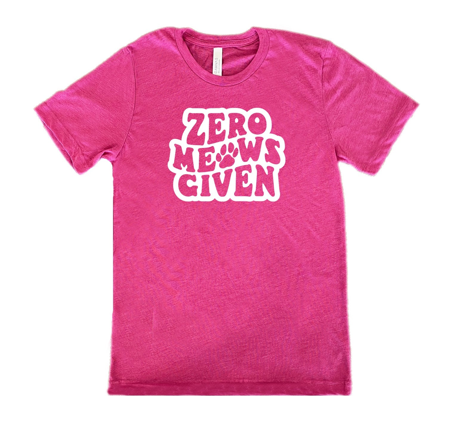 Zero Meows Given Shirt Unisex