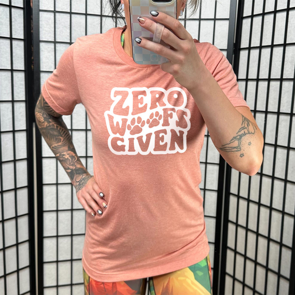 Zero Woofs Given Shirt Unisex