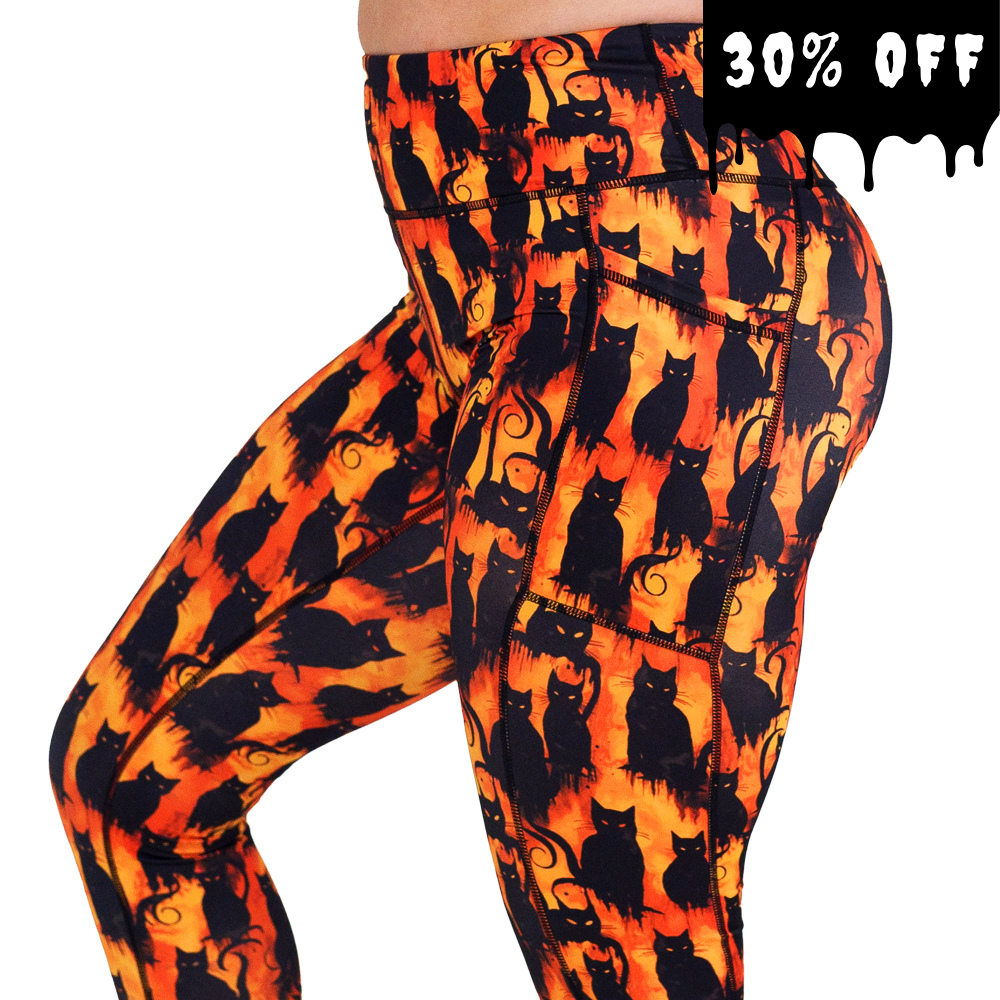 You're Creepin Meowt Leggings