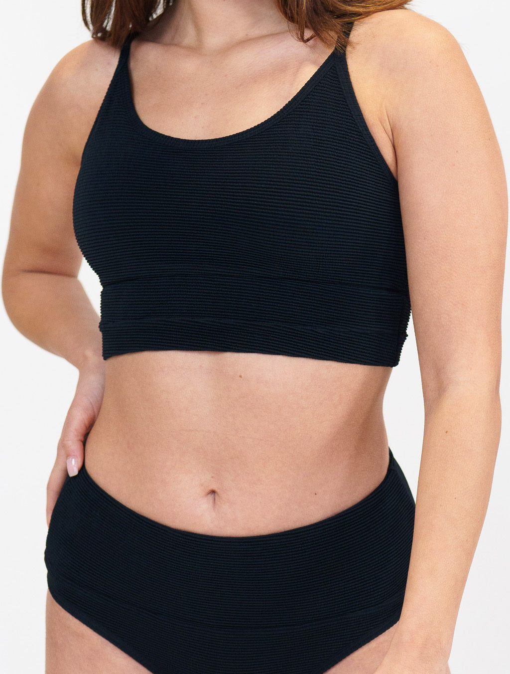 Swimsuit Top | Black Coastline