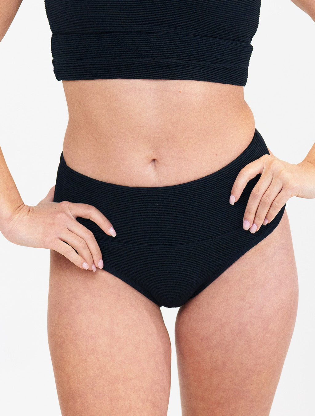 Swimsuit Bottom | Black Coastline