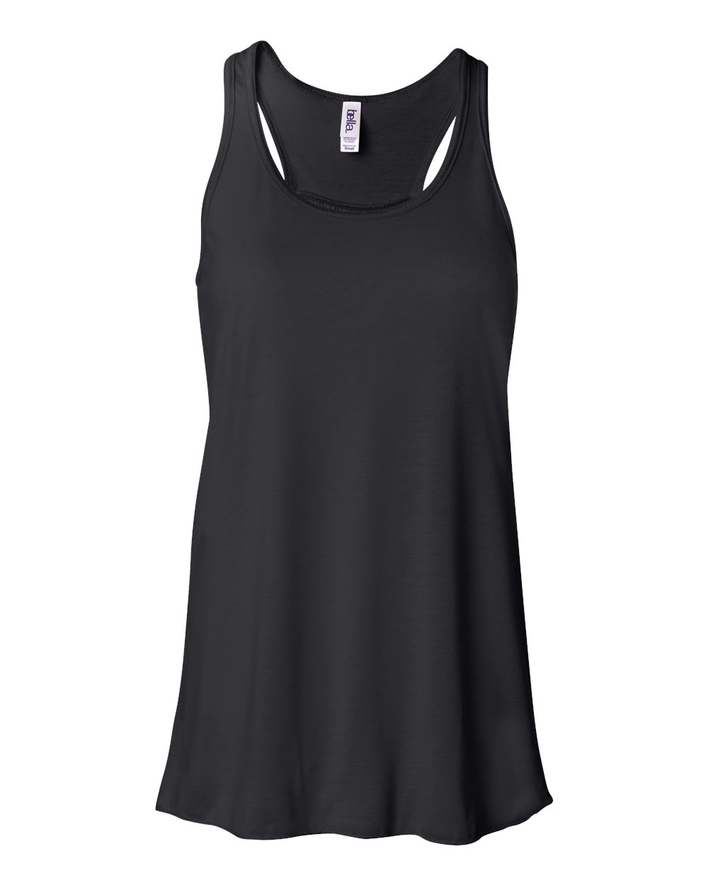 Custom Flowy Racerback Tank - Black