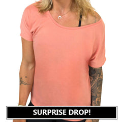 Coral | Slouchy Tee