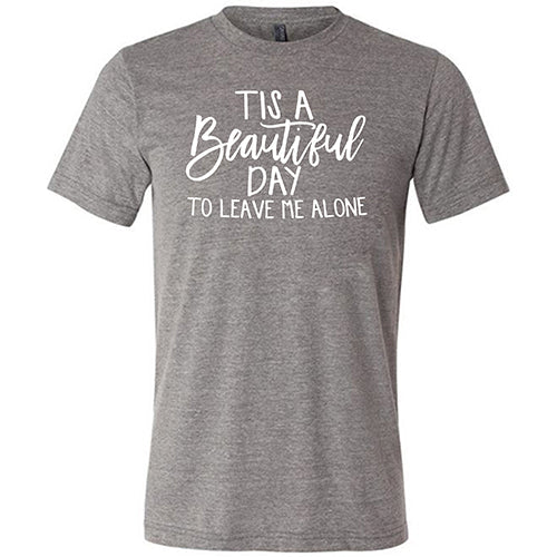 Tis A Beautiful Day To Leave Me Alone Shirt Unisex