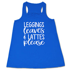 Leggings Leaves & Lattes Please Shirt