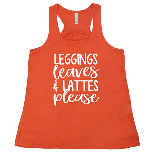 Leggings Leaves & Lattes Please Shirt