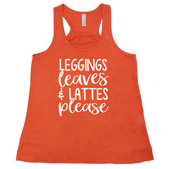 Leggings Leaves & Lattes Please Shirt