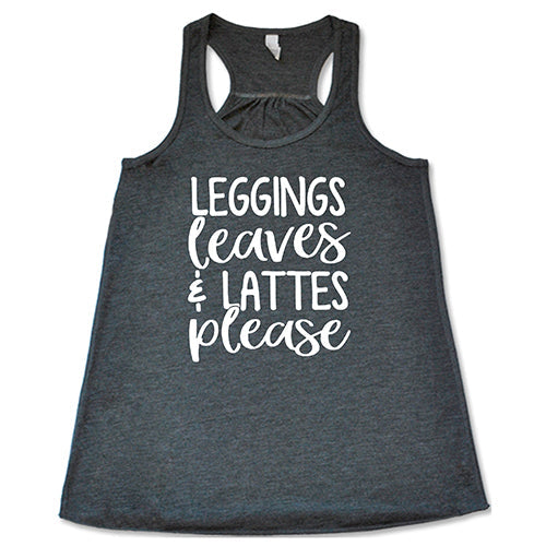 Leggings Leaves & Lattes Please Shirt