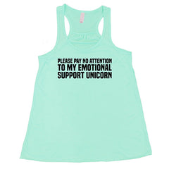 Please Pay No Attention To My Emotional Support Unicorn Shirt