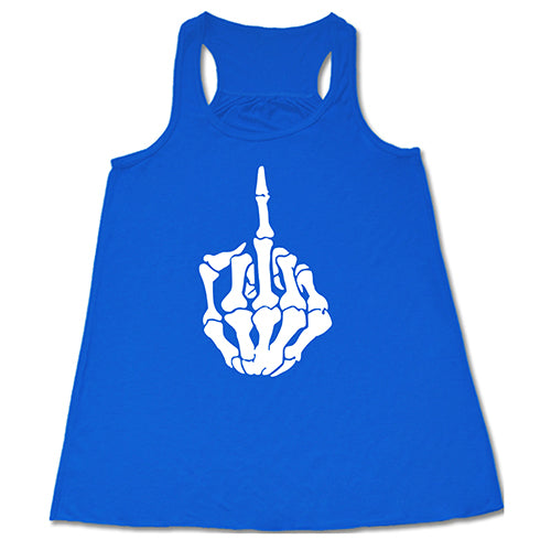 Skeleton Middle Finger Shirt