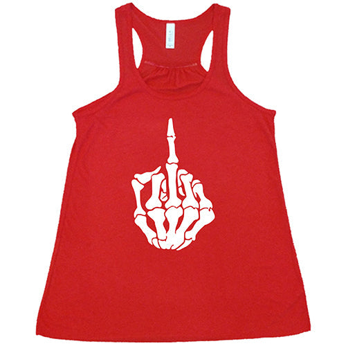 Skeleton Middle Finger Shirt