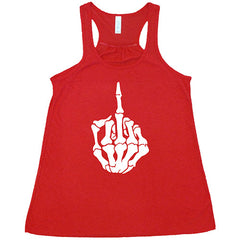 Skeleton Middle Finger Shirt