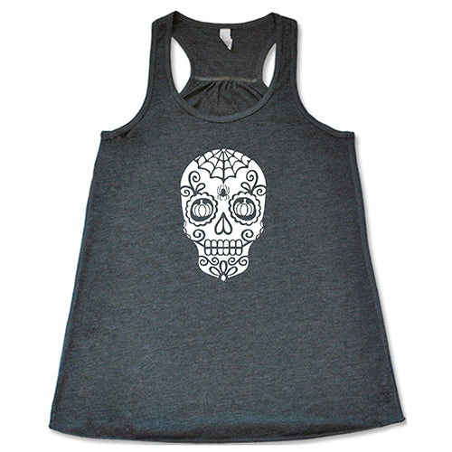 Skull With Pumpkin Eyes Shirt