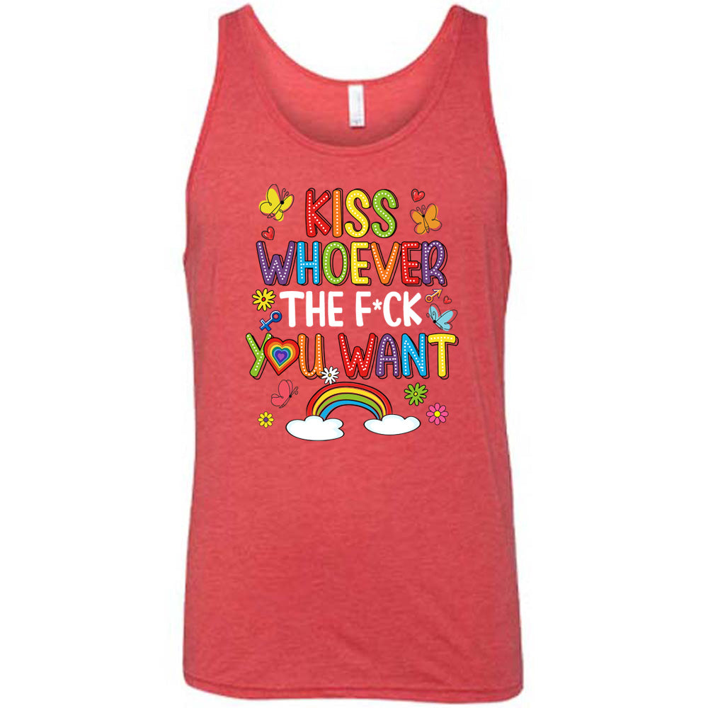 Kiss Whoever The Fuck You Want Shirt Unisex