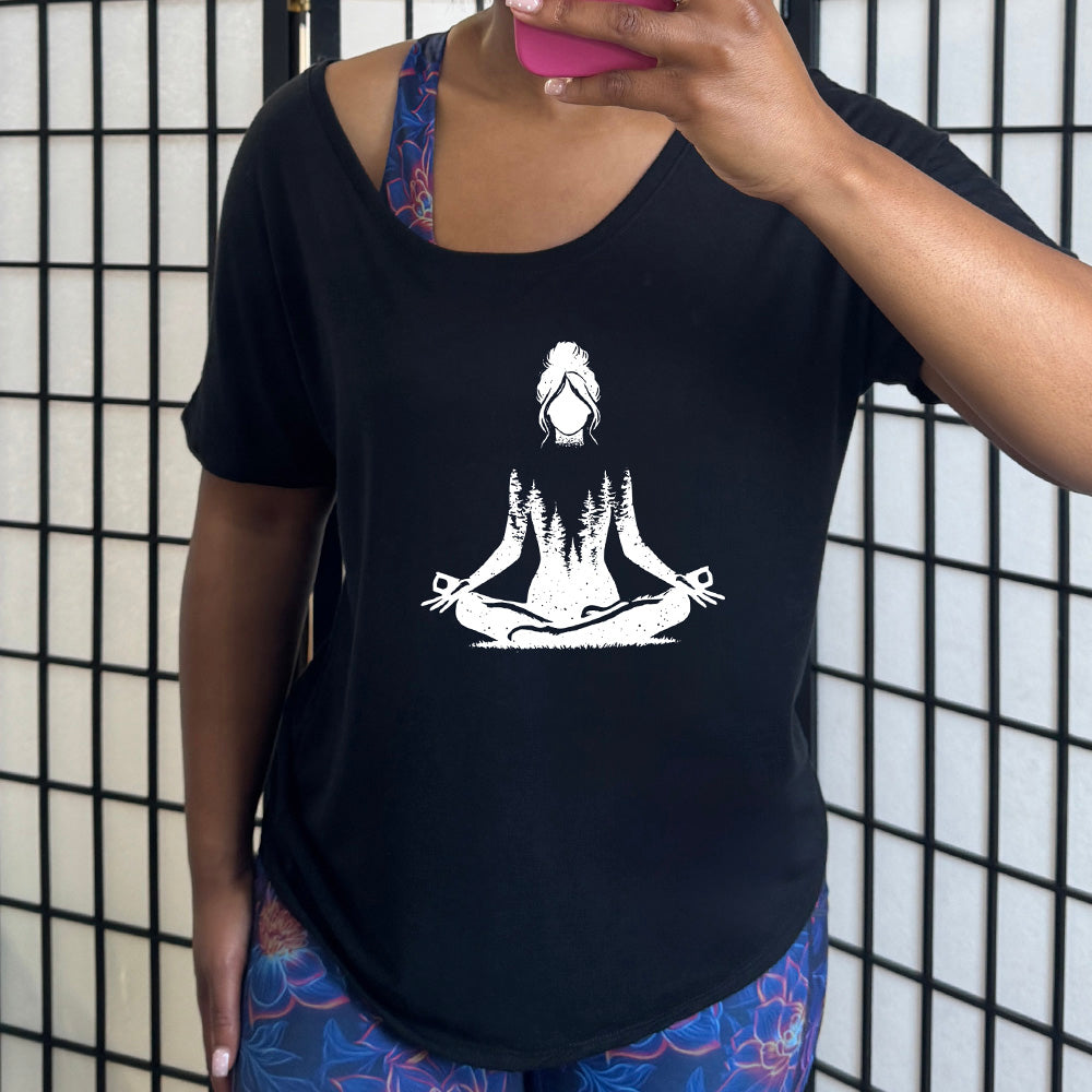 Nature Yoga Pose | Slouchy Tee