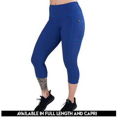 Ribbed Leggings | Navy
