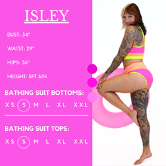 Swimsuit Top | Neon Coastline