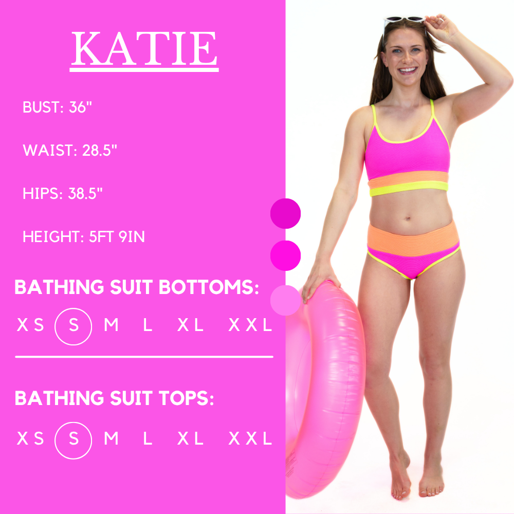 Swimsuit Top | Neon Coastline