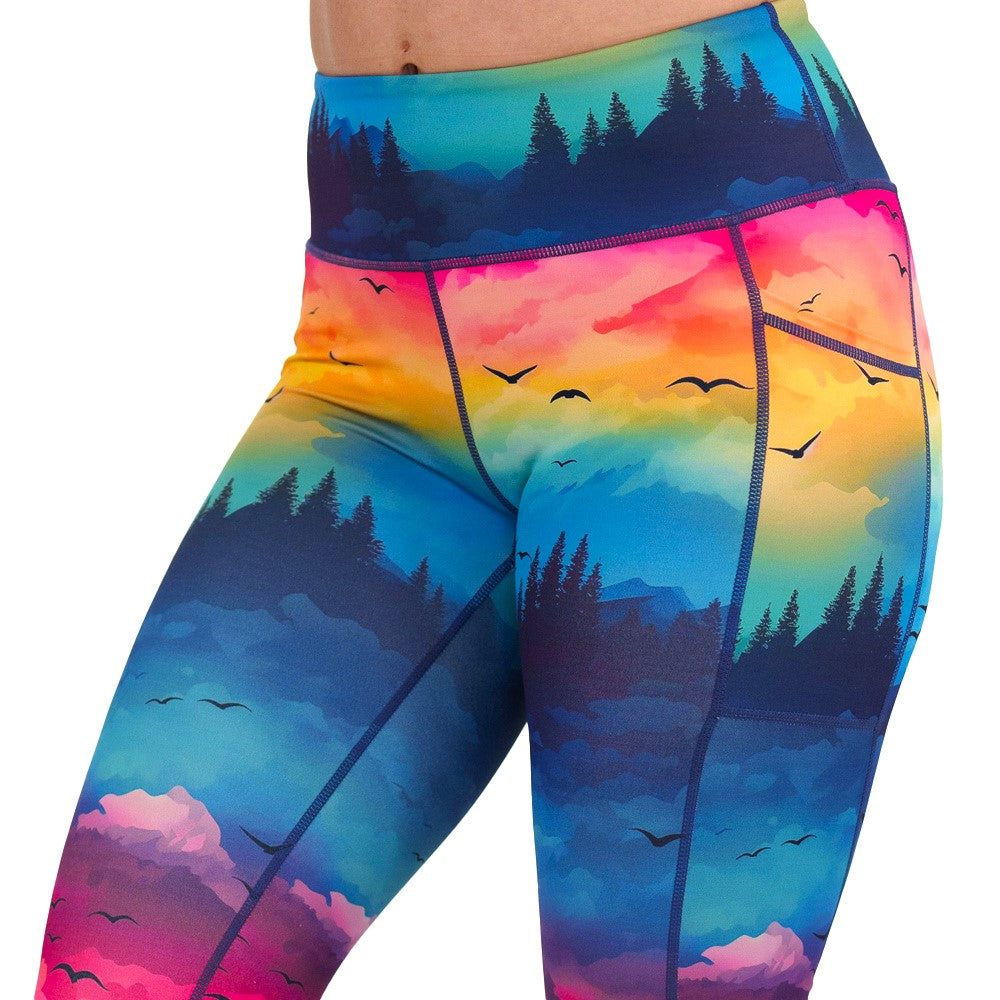 Ombre Sky Leggings