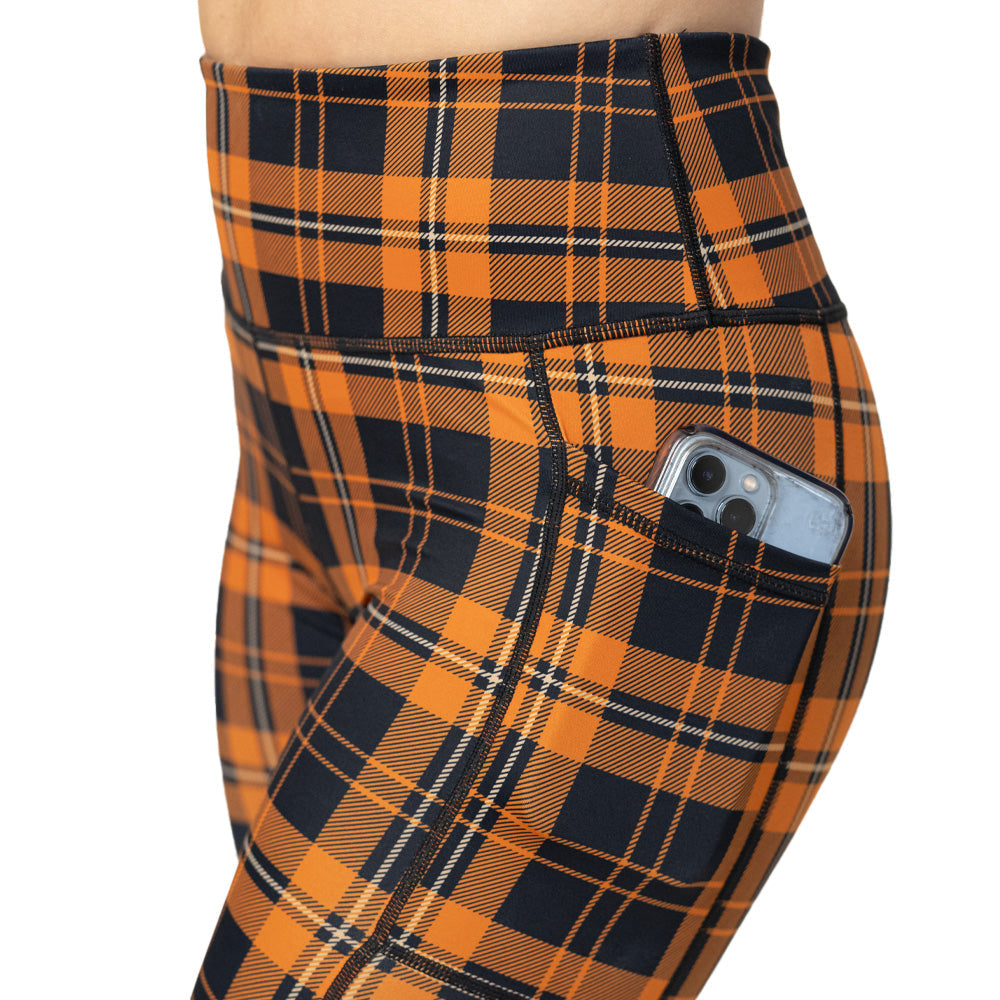 Pumpkin Patch Plaid Leggings
